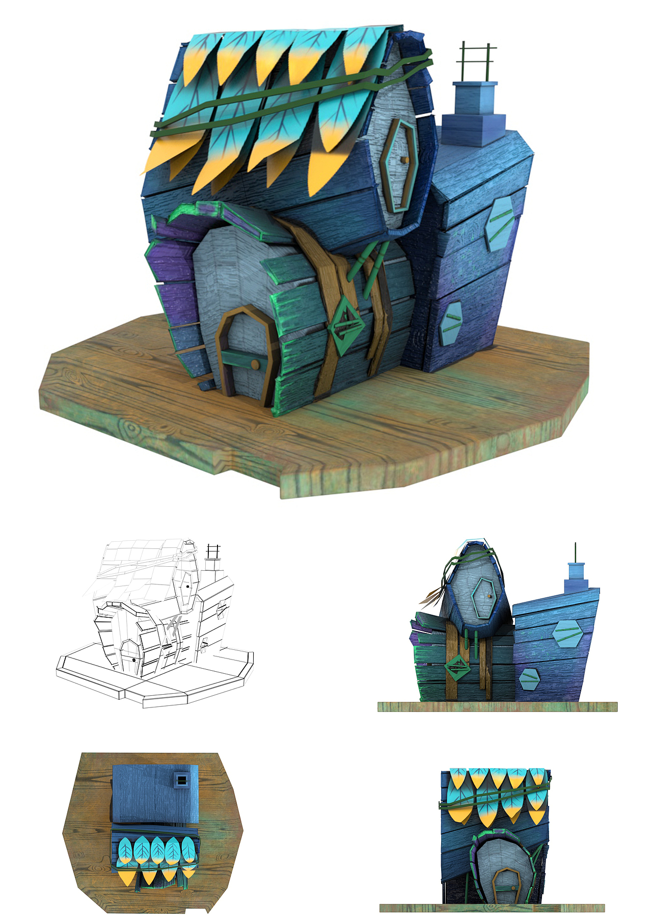 建模（图ZMzcxNTQxMzAw） - 其他三维 - 站酷设计师KUNKU_原创素材 - 站酷ZCOOL