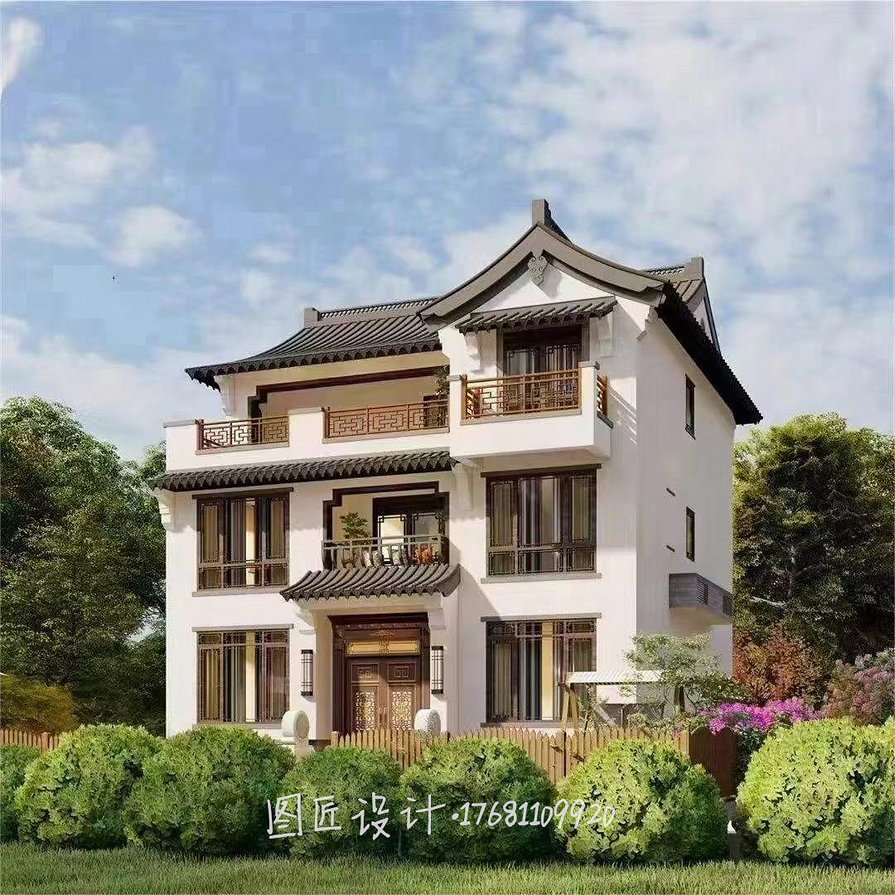 别墅外观设计 . 高颜值外观气派又实用