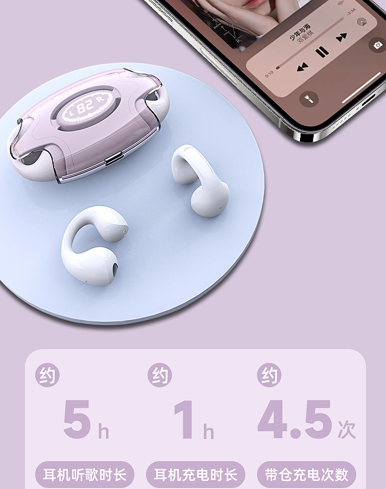 夹耳式蓝牙耳机详情页(4)