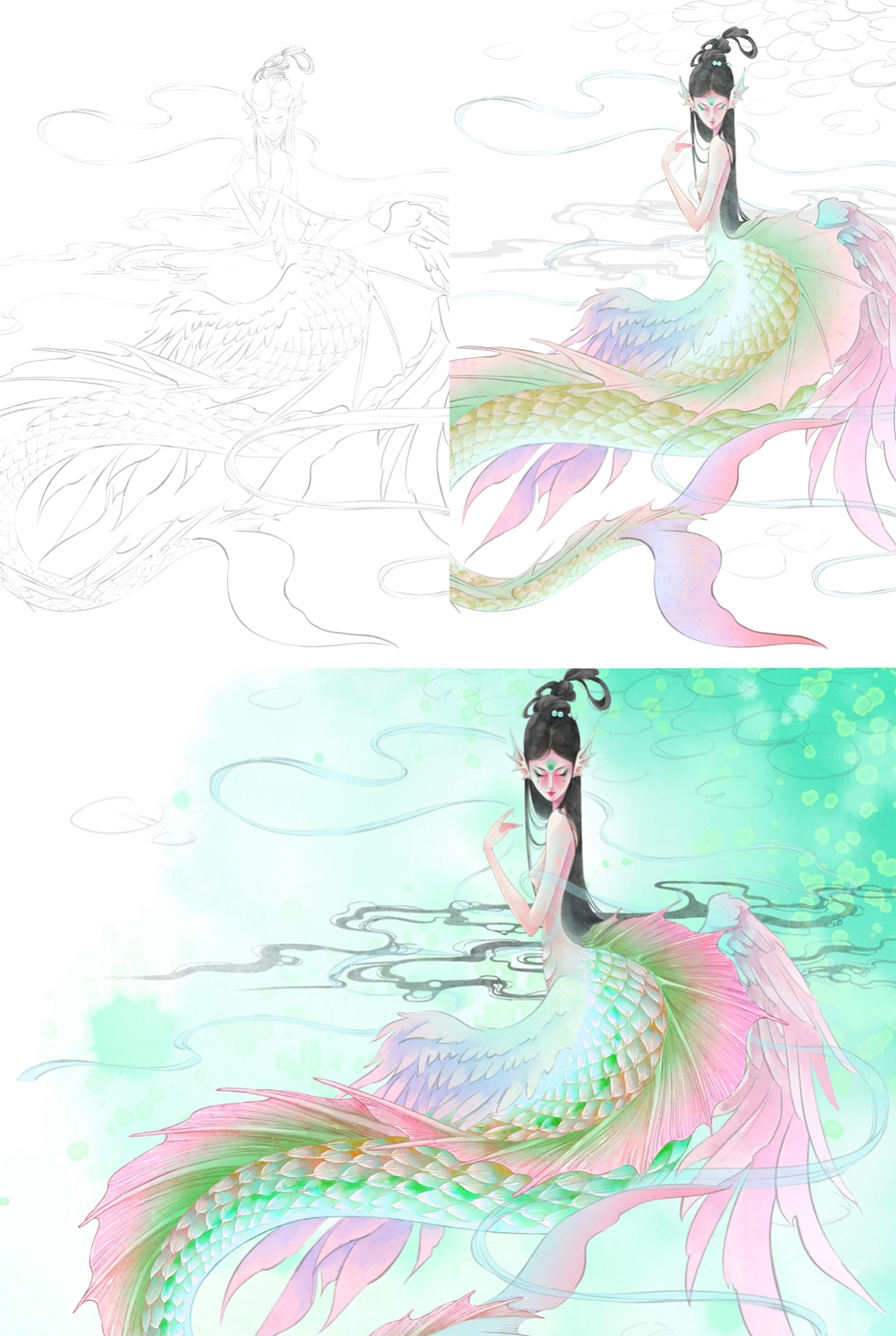 中国古代山海经瑞兽系列