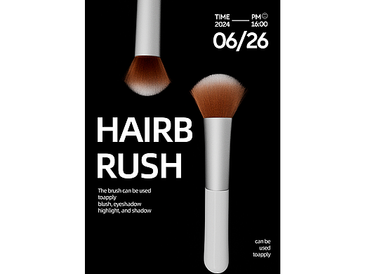 化妝刷C4D（個人主頁-ZNjg4ODcxOTI=） - 海報 - 站酷設計師愛兔子的靈萱原創(chuàng)素材 - 站酷ZCOOL