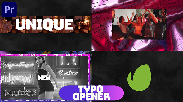 AE模板|创意标题标志开场动感节奏开幕酒吧音乐现场