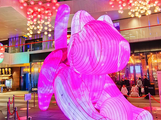 商场美陈~自贡彩灯工艺