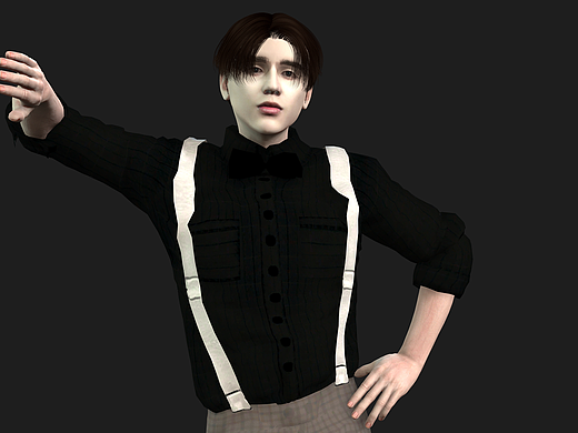 虛擬數(shù)字人-蔡徐坤（個(gè)人主頁-ZNjg4ODk2MDA=） - 人物/生物 - 站酷設(shè)計(jì)師旋律糾纏原創(chuàng)素材 - 站酷ZCOOL