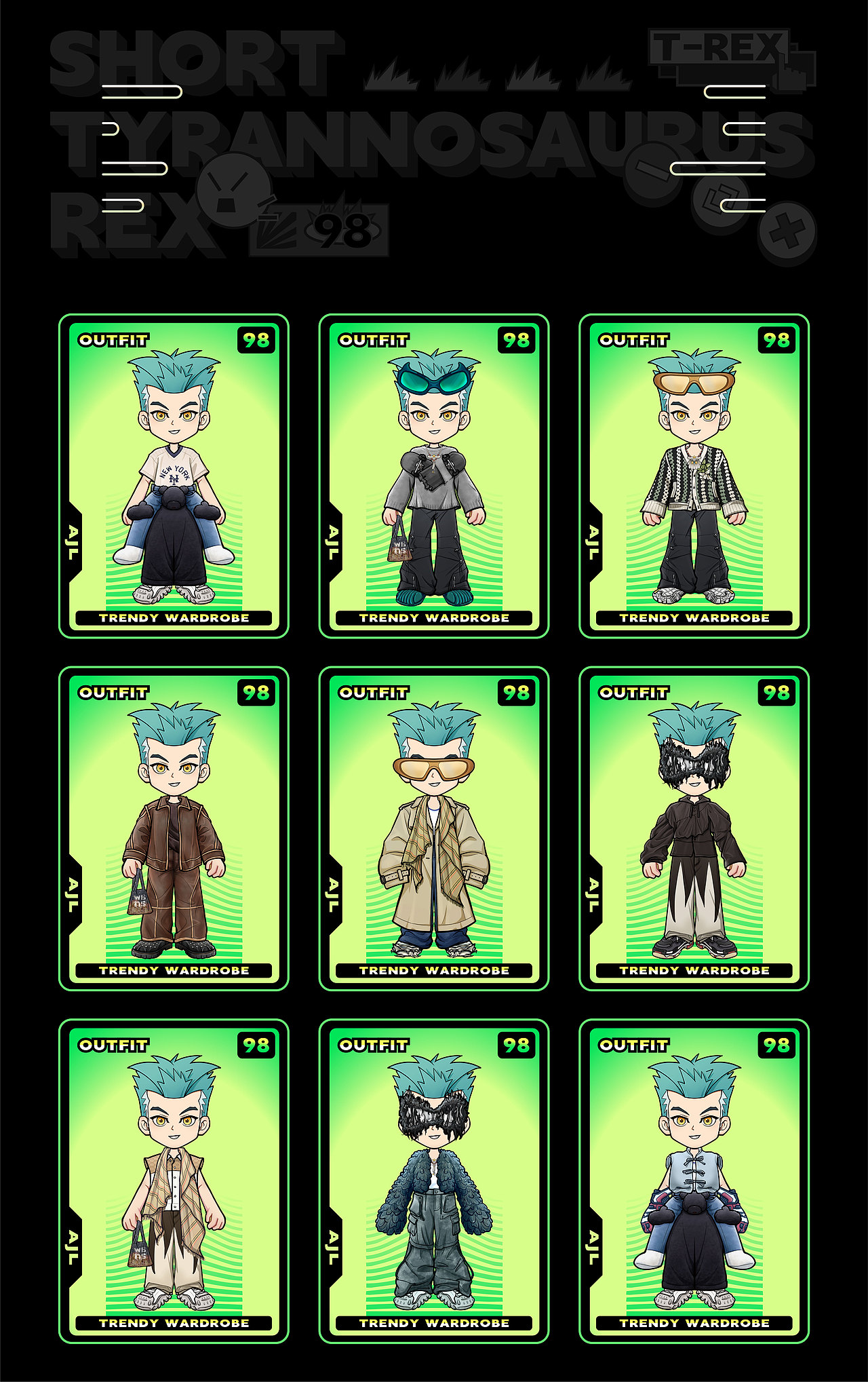 2023-2024个人练习作品（图ZMzcxNTgwMTQ0） - 新锐潮流插画 - 站酷设计师爱叫龙原创素材 - 站酷ZCOOL