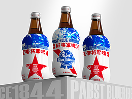 蓝带将军啤酒包装设计方案