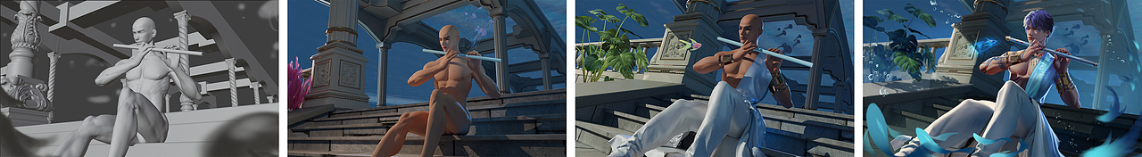 恋与深空丨祁煜丨潮汐之神（图ZMzcxNTg2Nzc2） - 创作习作 - 站酷设计师丶小满原创素材 - 站酷ZCOOL