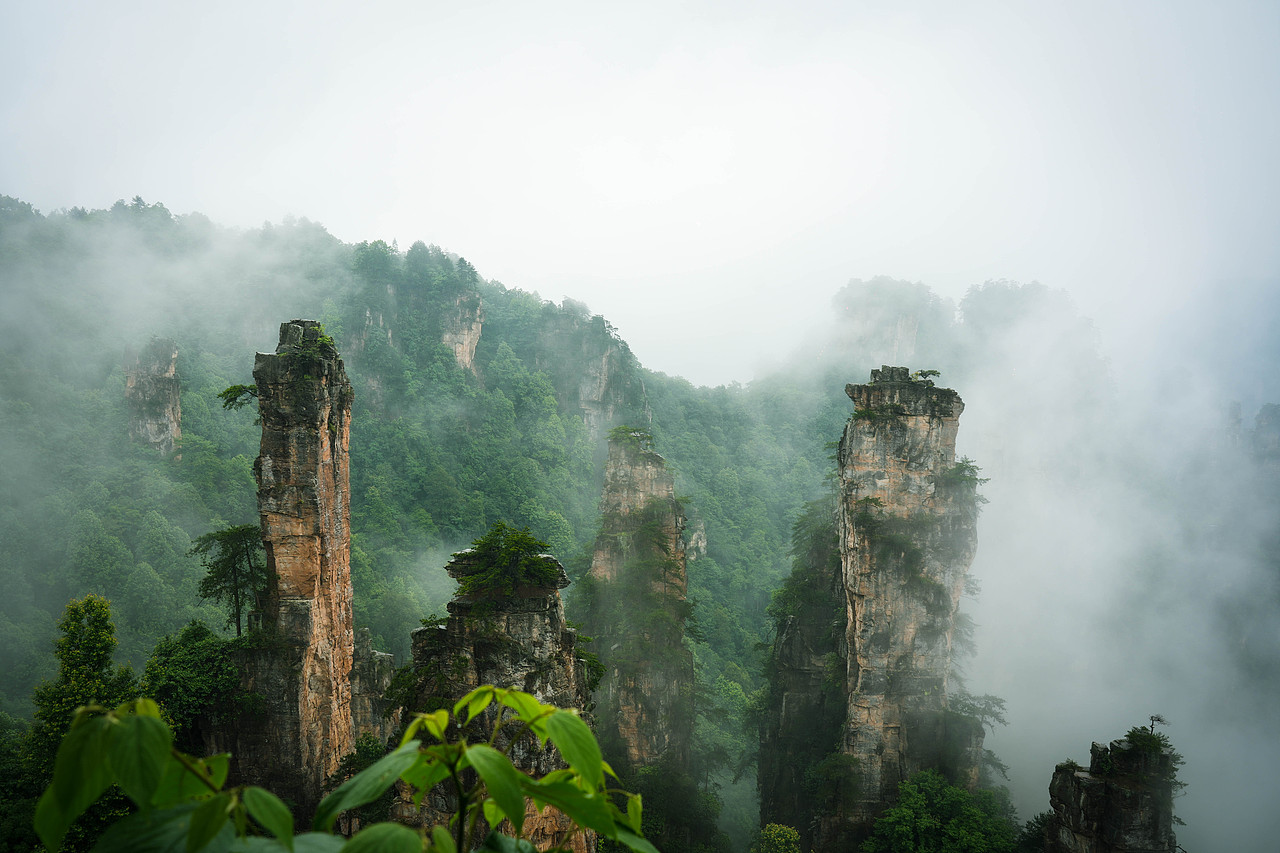 张家界（图ZMzcxNTkwODQ0） - 风光摄影 - 站酷设计师懂你最重要啦原创素材 - 站酷ZCOOL