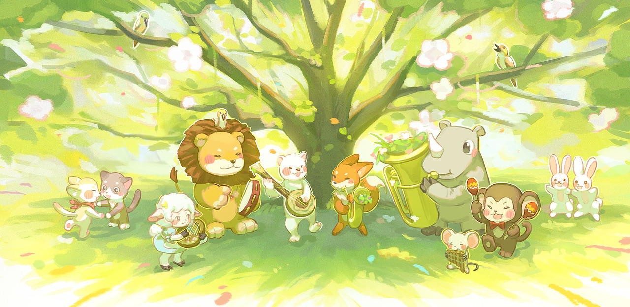 原创绘本—《森林交响乐》（图ZMzcxNTk0Mzk2） - 绘本 - 站酷设计师sun葵小太阳原创素材 - 站酷ZCOOL