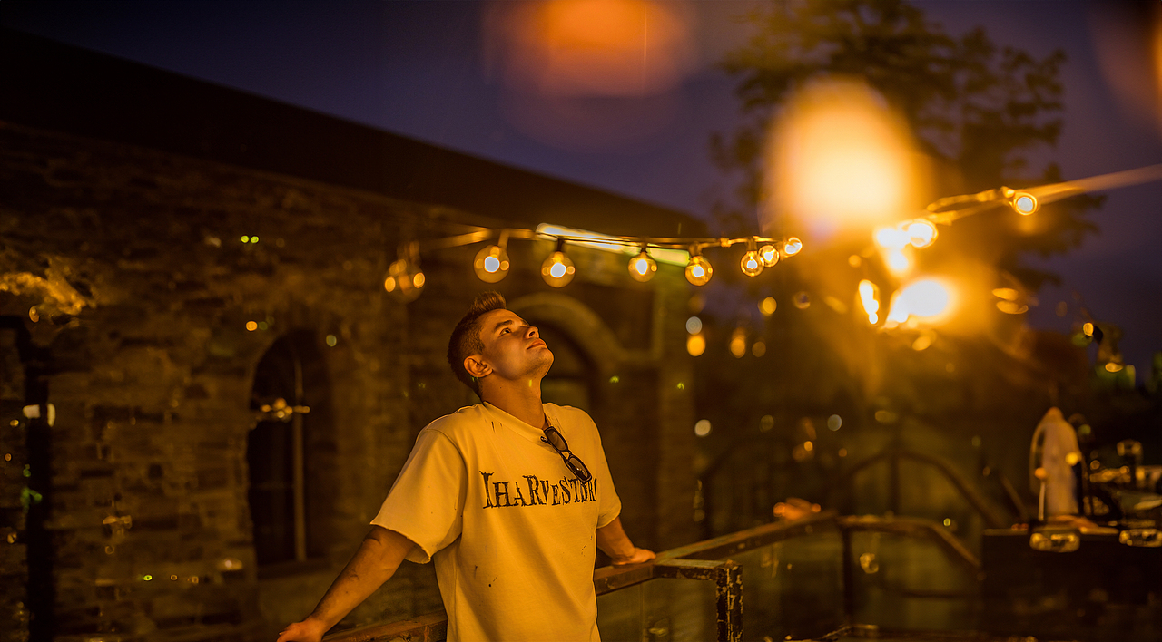 夜景男模拍摄幕后花絮