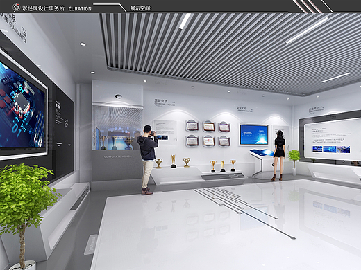 企业展厅丨某新电子展厅