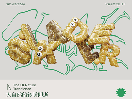 自然的转瞬即逝/ 珍稀动物 视觉设计