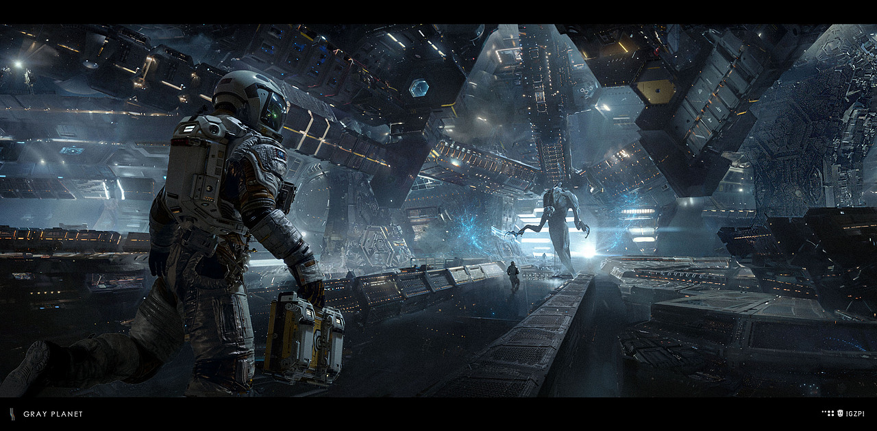 GRAY PLANET 概念插画