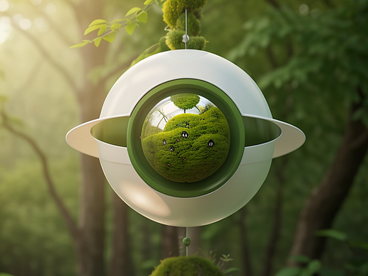 绿化宇宙Logo设计