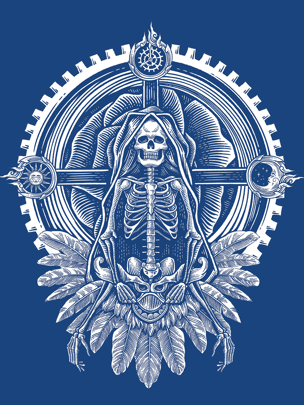 日月轮转,推动着时间的齿轮,走向消亡。