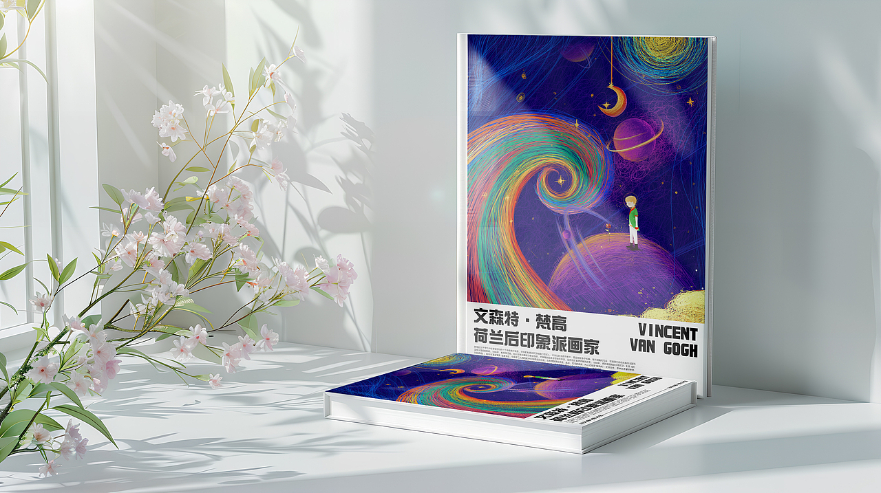 《星与玫瑰的幻想之旅》书籍封面设计