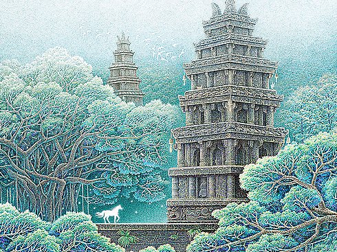 白马系列《美榔双塔》《火山荔枝》