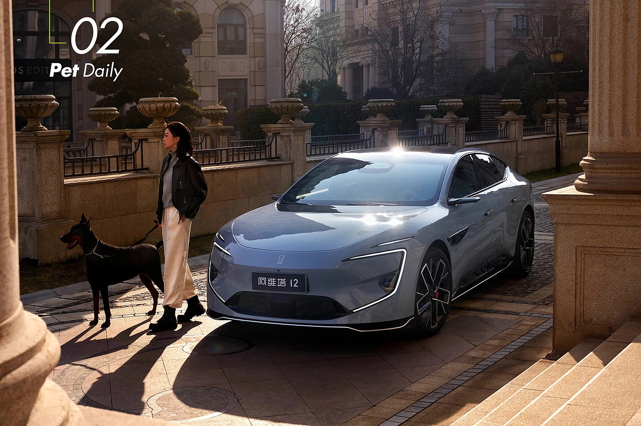 汽车摄影｜阿维塔12和杜宾犬（图ZMzcxNjI1OTc2） - 产品摄影 - 站酷设计师王昌龙WangEthan原创素材 - 站酷ZCOOL