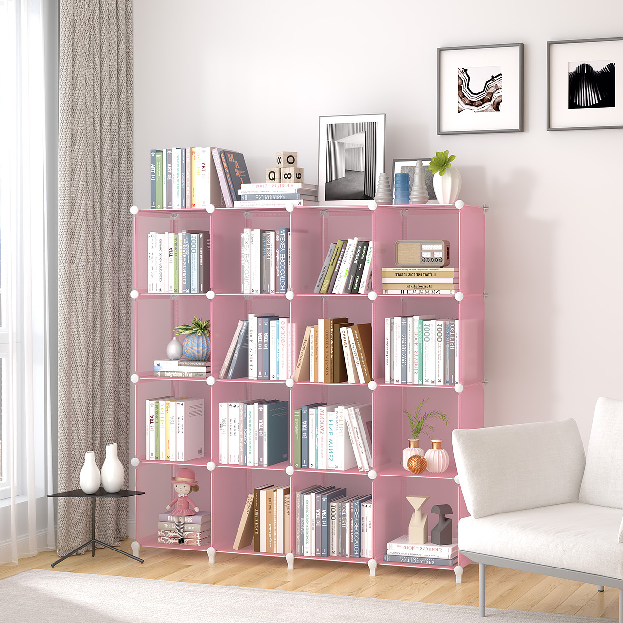 亚马逊/渲染视频/室内收纳置物架