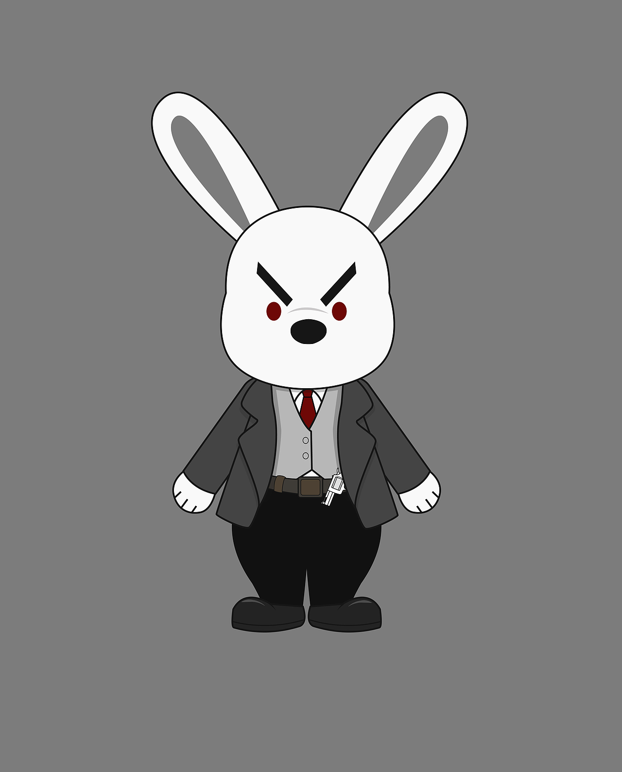 邪恶兔子（图ZMzcxNjUyODQ4） - 创作习作 - 站酷设计师璟十月原创素材 - 站酷ZCOOL