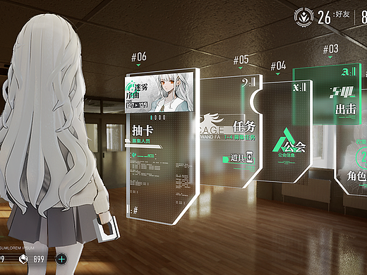 GAME UI 工作图--科技风GUI设计合集