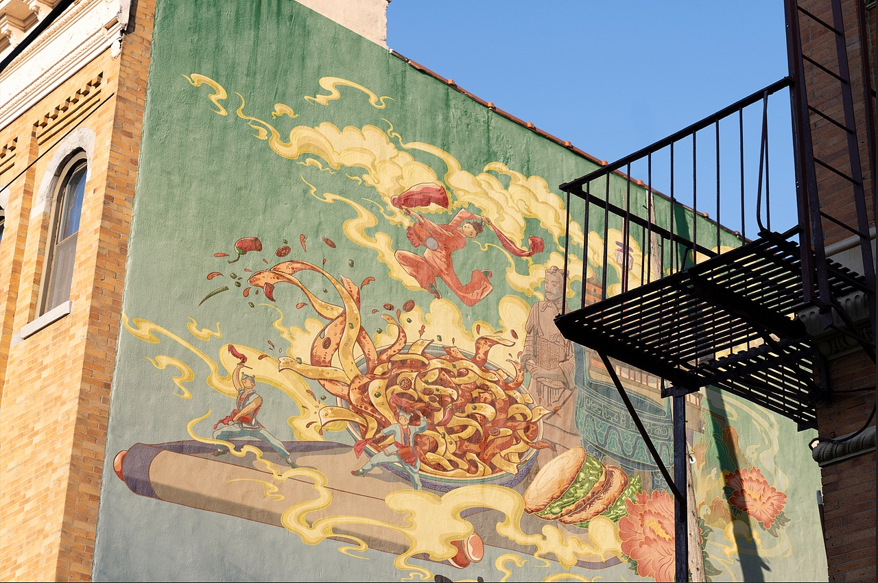 城市地域文化插画————陕西