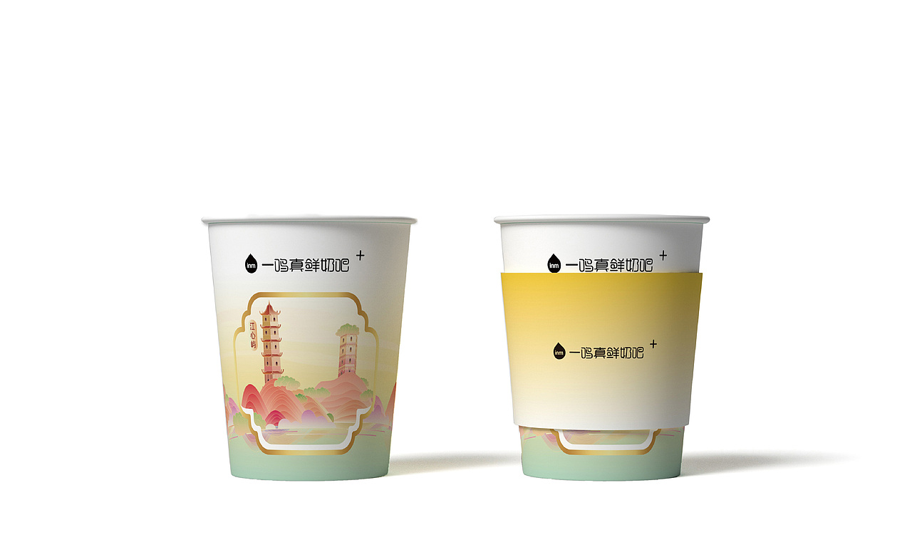 一鸣奶吧“五马街一号店”升级设计（图ZMzcxNjYyMjg0） - 包装 - 站酷设计师论形设计原创素材 - 站酷ZCOOL