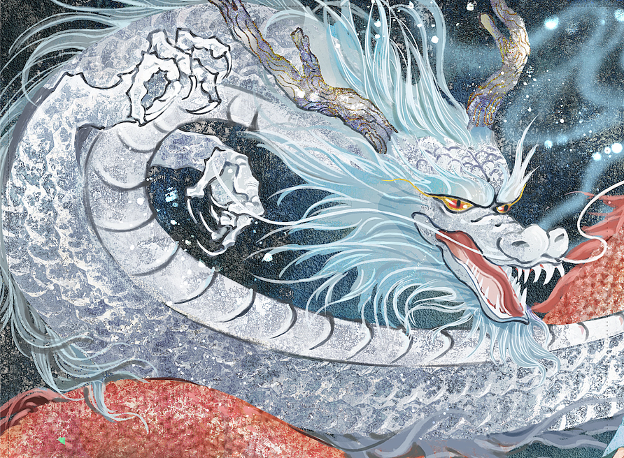 伏羲画卦（图ZMzcxNjY1MzQ0） - 艺术插画 - 站酷设计师百里阿木原创素材 - 站酷ZCOOL