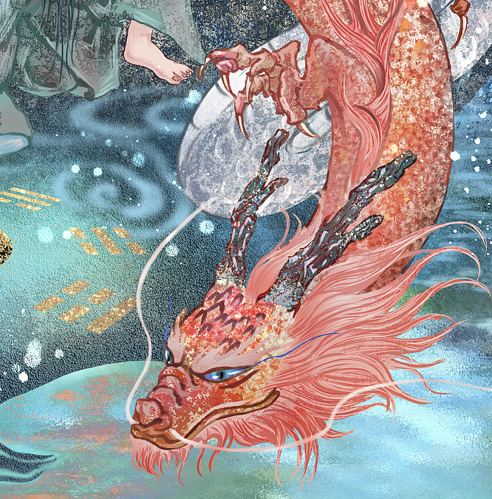 伏羲画卦（图ZMzcxNjY1MzUy） - 艺术插画 - 站酷设计师百里阿木原创素材 - 站酷ZCOOL