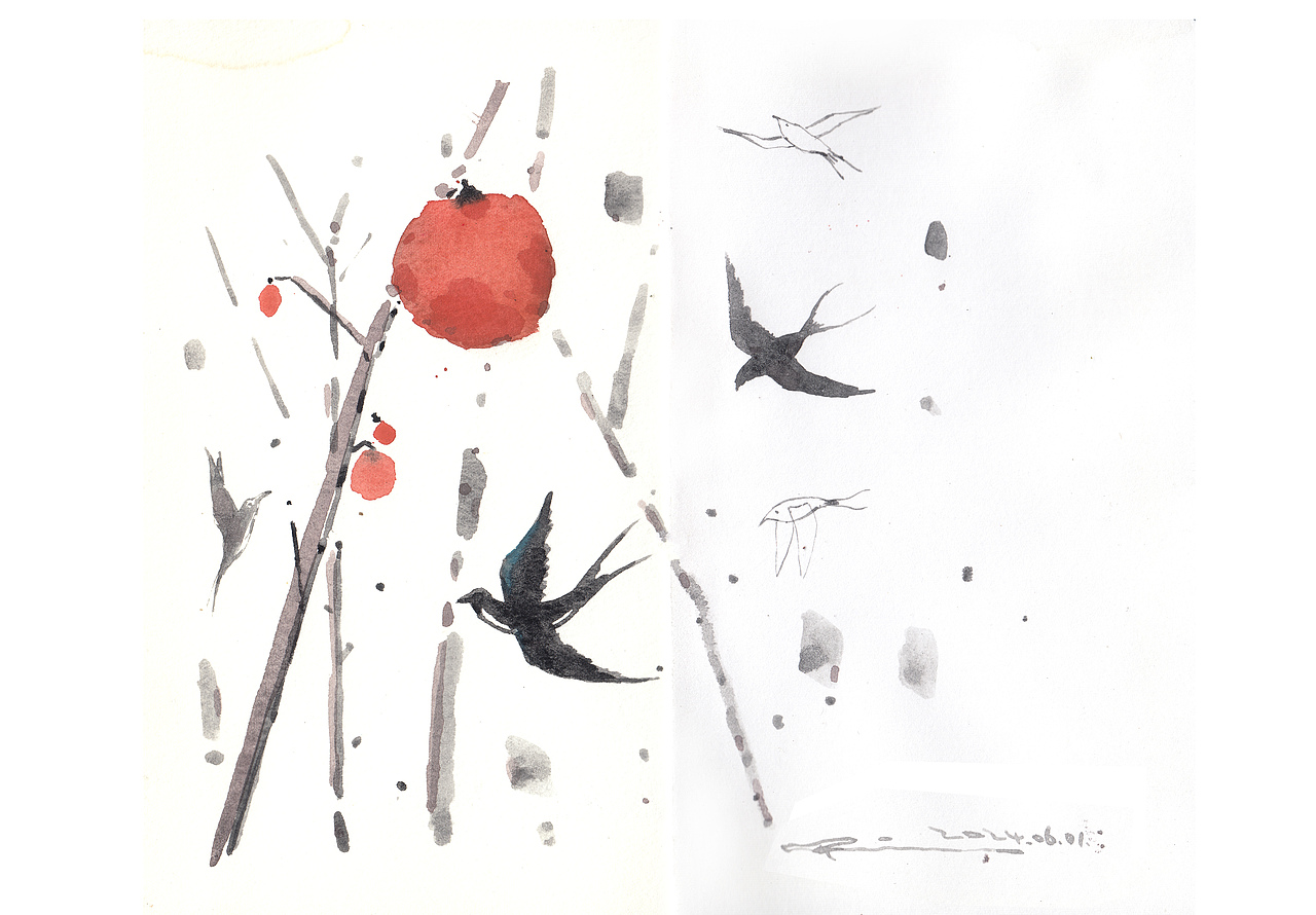 『画本系列』－我的第62-63本画本（图ZMzcxNjcyNjUy） - 绘画 - 站酷设计师画画的陈一丘原创素材 - 站酷ZCOOL