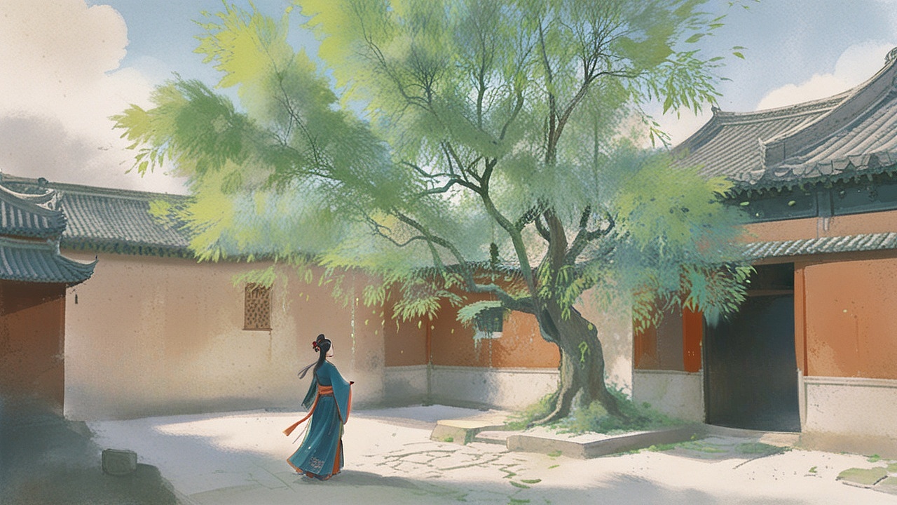 ai古风插画可以做小说封面