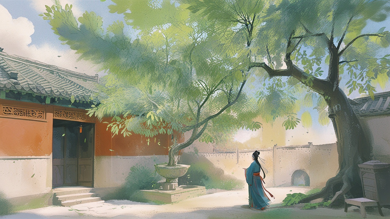 ai古风插画可以做小说封面