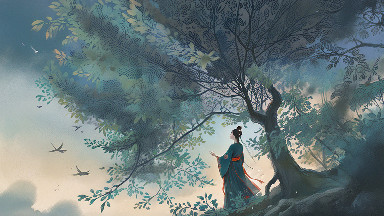 ai古风插画可以做小说封面