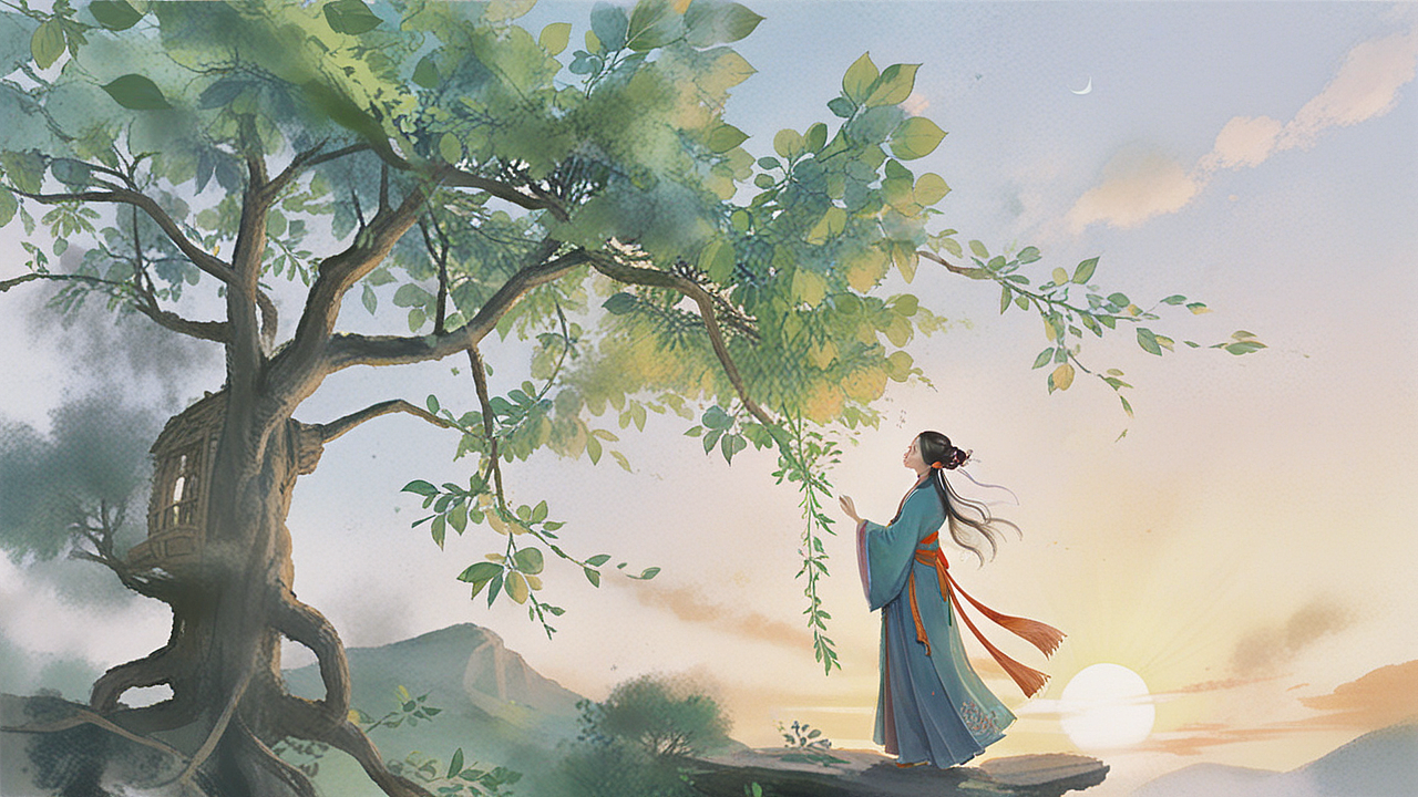 ai古风插画可以做小说封面