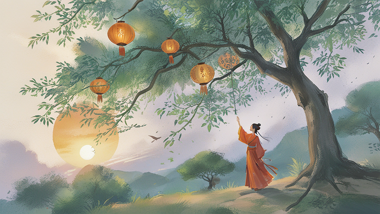 ai古风插画可以做小说封面