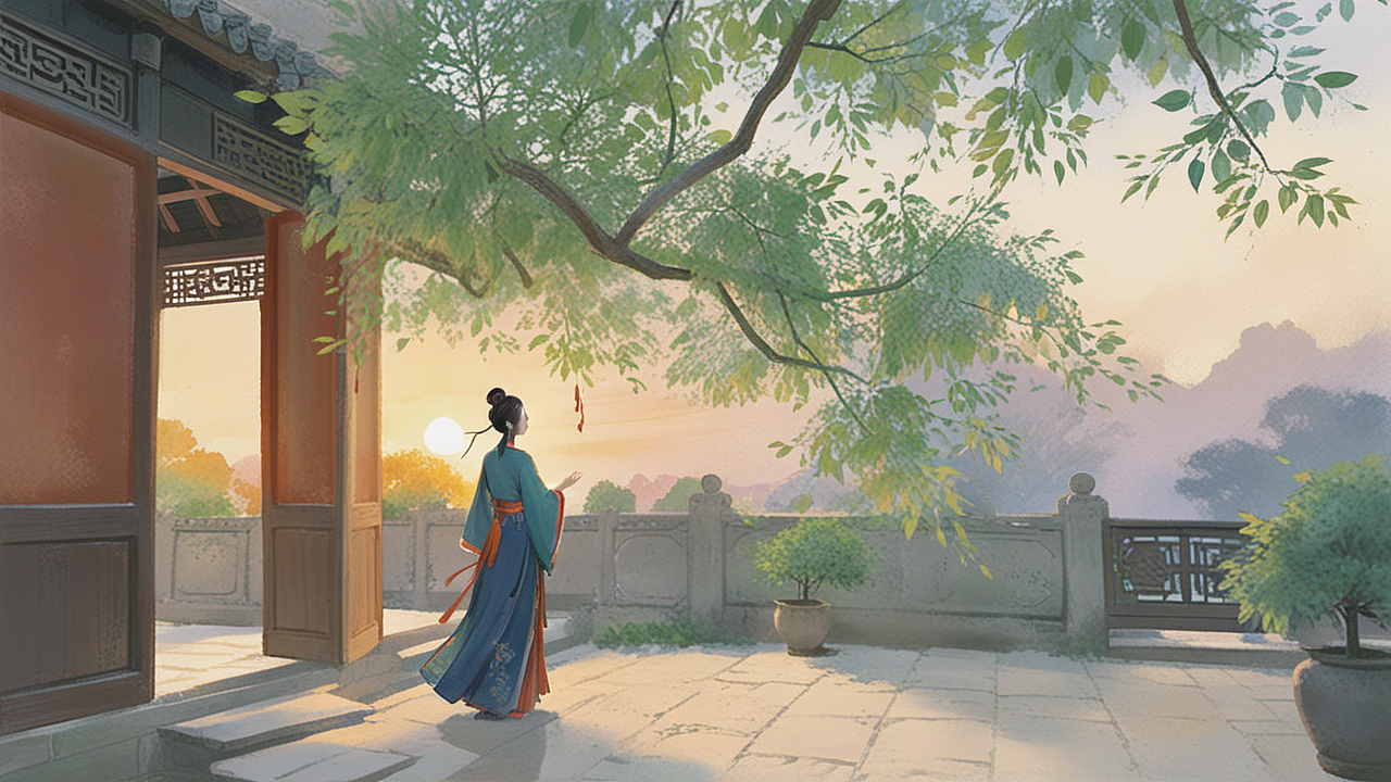 ai古风插画可以做小说封面