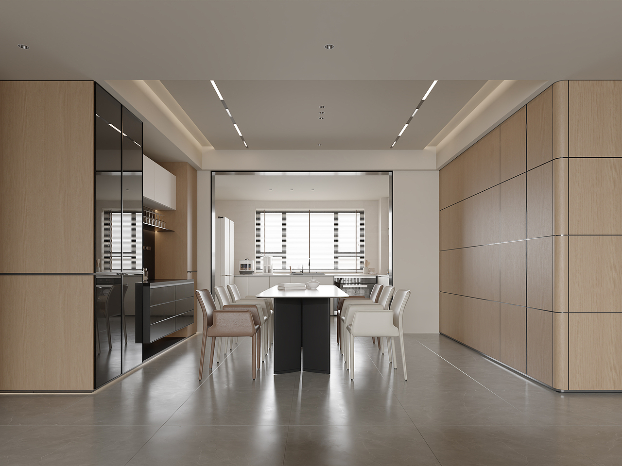 现代原木-白龙马效果图