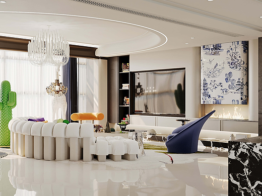 而川视觉丨现代意式大平层—定制美学 · 意式生活构想