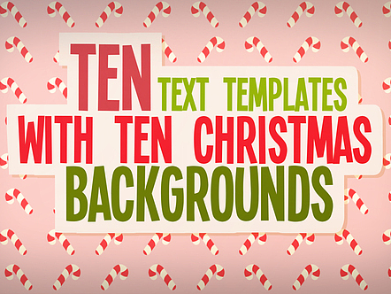 AE模板|优雅粉色背景动态标题介绍节日片头开场