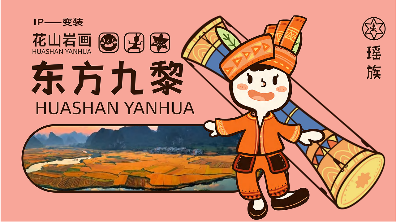 花山岩画IP融融方案展示（图ZMzcxNzI5NzAw） - IP形象 - 站酷设计师一只熊掌原创素材 - 站酷ZCOOL