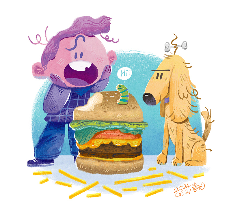 食物练习集合☆▁☆（图ZMzcxNzMzNTI4） - 儿童插画 - 站酷设计师我是春光原创素材 - 站酷ZCOOL