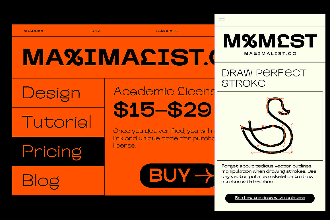 现代简约海报杂志画册标题排版无衬线英文字体家族