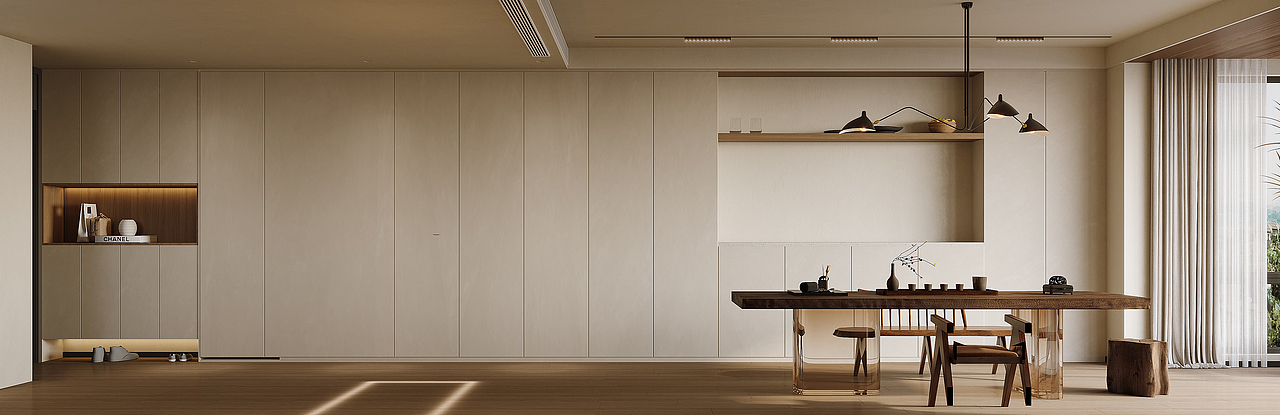 侘寂风效果表现