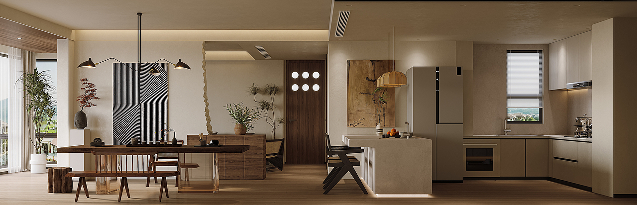 侘寂风效果表现