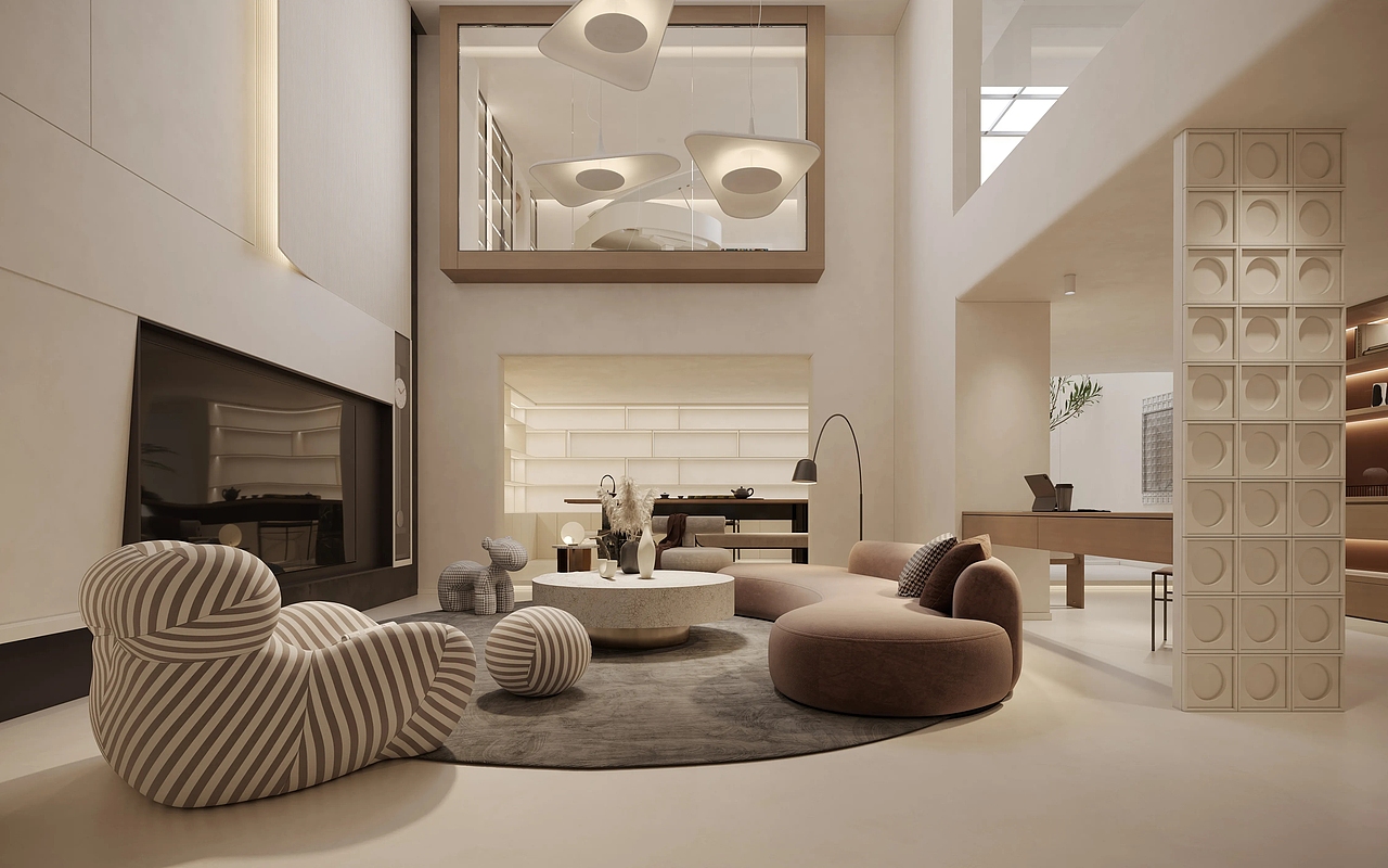 浪漫与简约的和谐交响:法式奶油风格家居设计