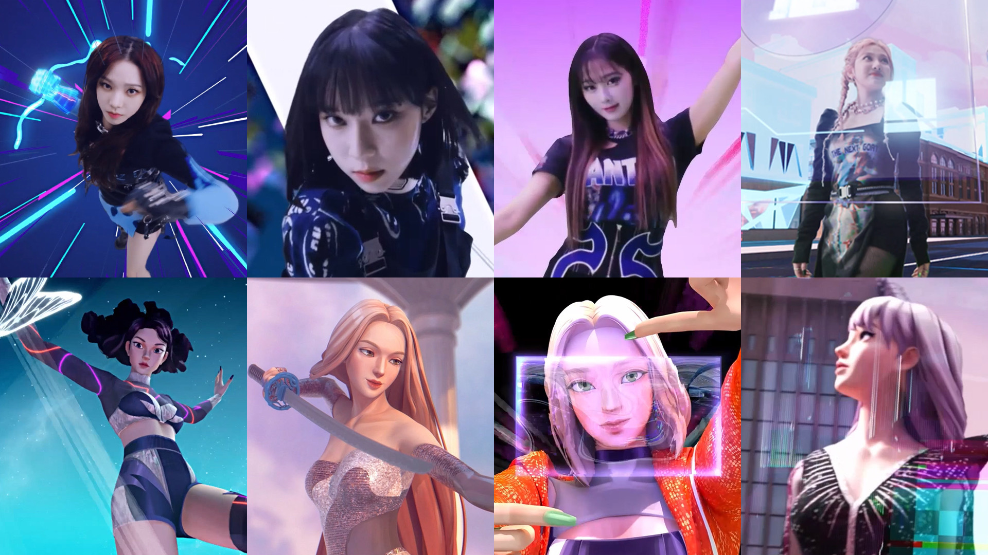 aespa SMCU 世界观 aespa 与æ