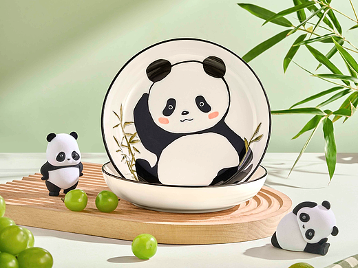 产品拍摄 | 京东熊猫餐具 ✖︎ 北京西米商业摄影