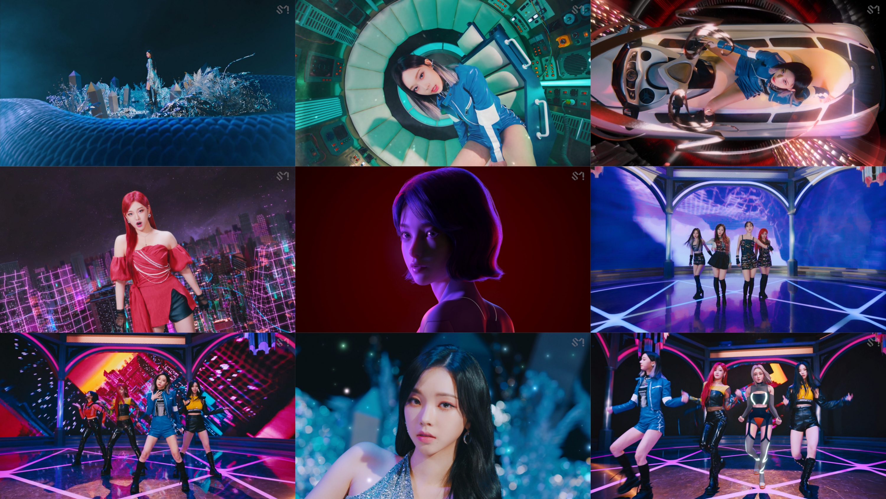 《Next Level》中的赛博都市