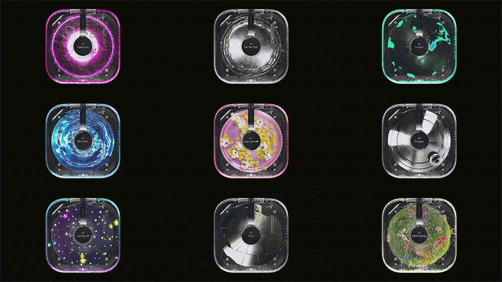 每首歌独特的视觉预告