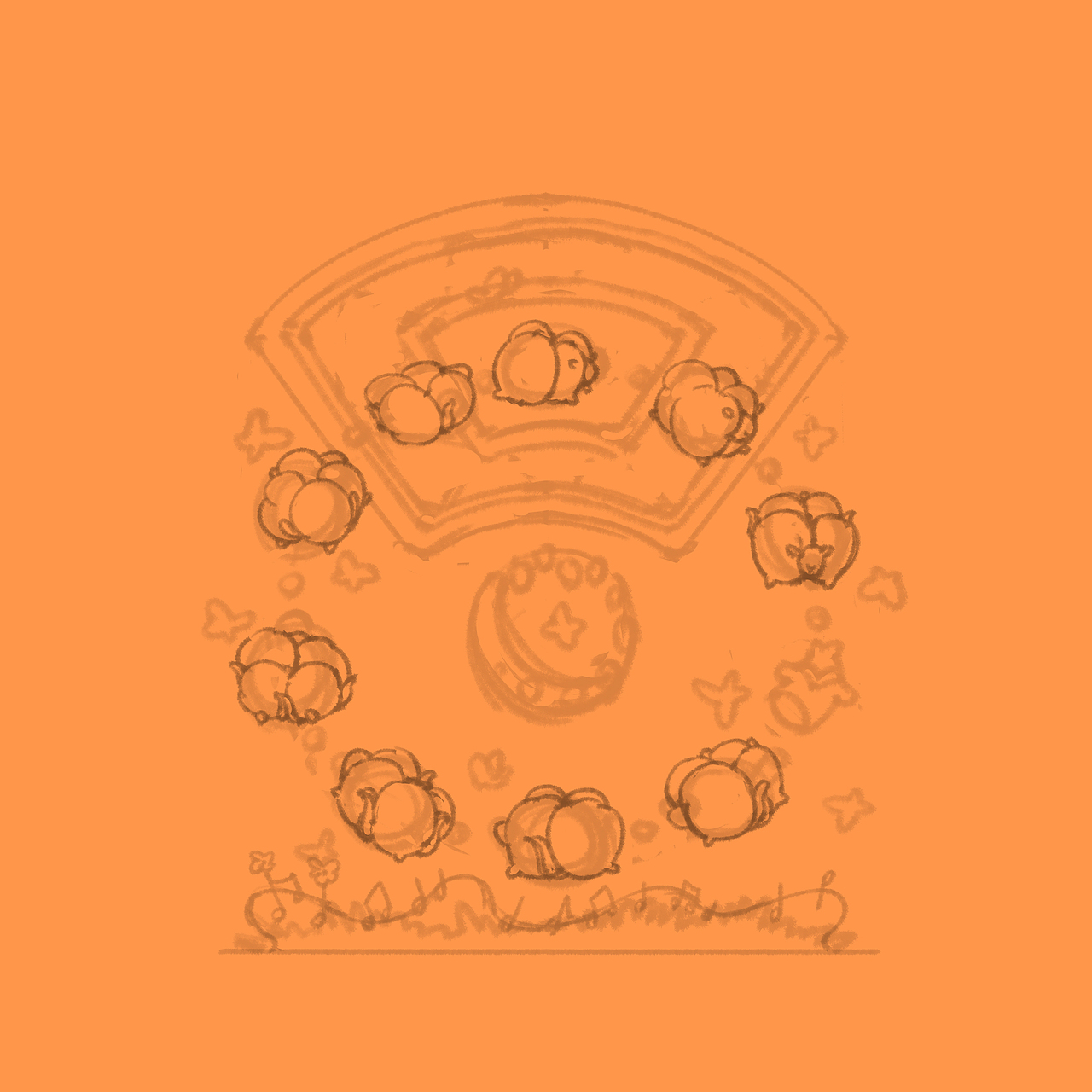好奇怪的花窗-合集（图ZMzcxNzgyNzky） - 商业插画 - 站酷设计师oRETRYo原创素材 - 站酷ZCOOL